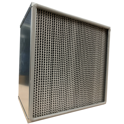 Deep Pleat HEPA Filter for hospitals, clean rooms, electronic manufacturing